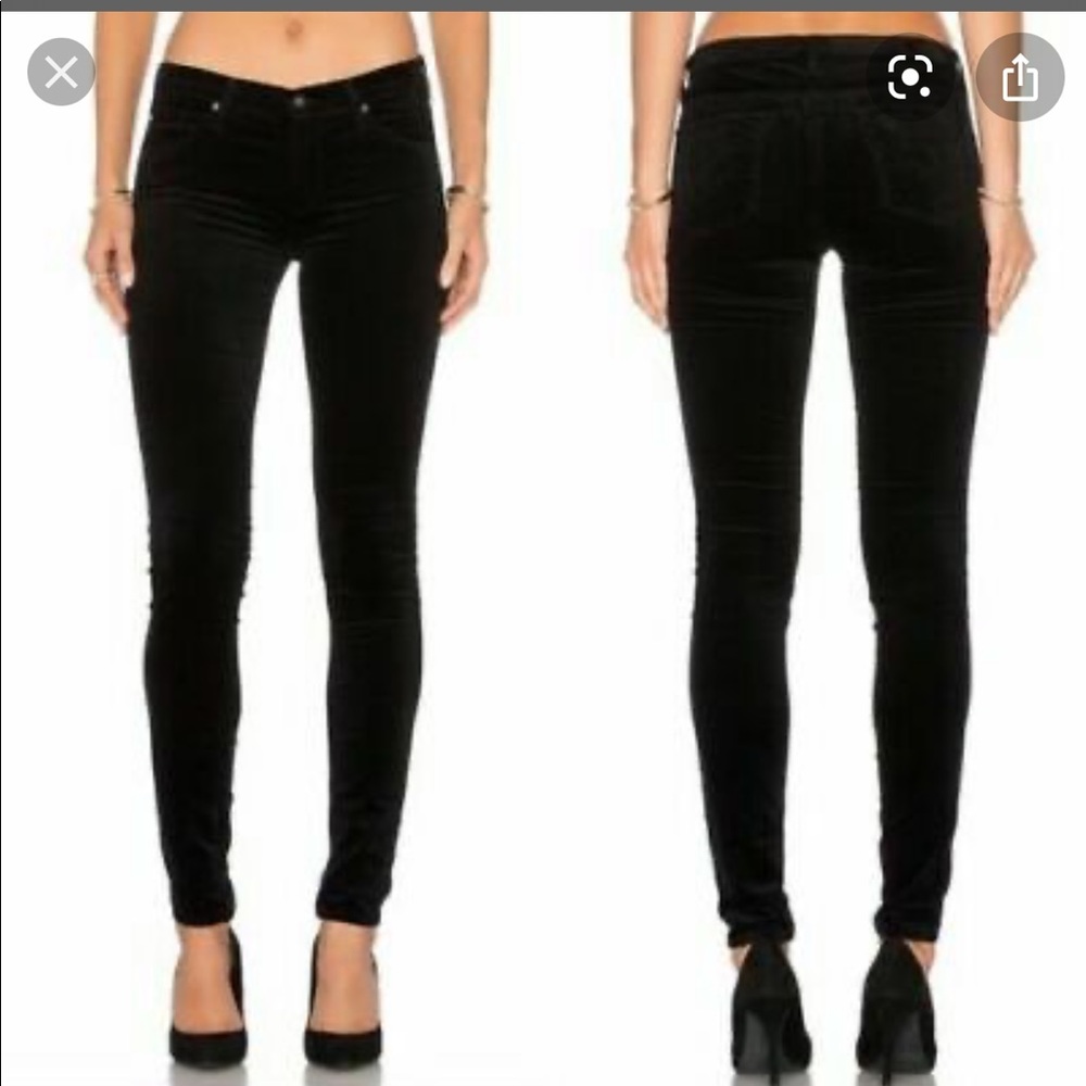 AG Velvet the Legging Super Skinny jeans